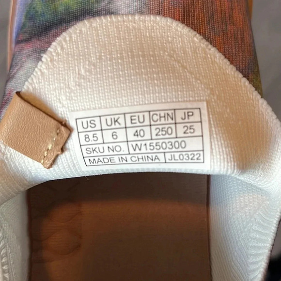 UIN Edgar Degas Ukrainian Dancers Fuerteventura Woman Slip On Sneakers, Size 8.5 - Picture 11 of 11